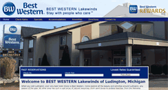 Desktop Screenshot of bestwesternludington.com
